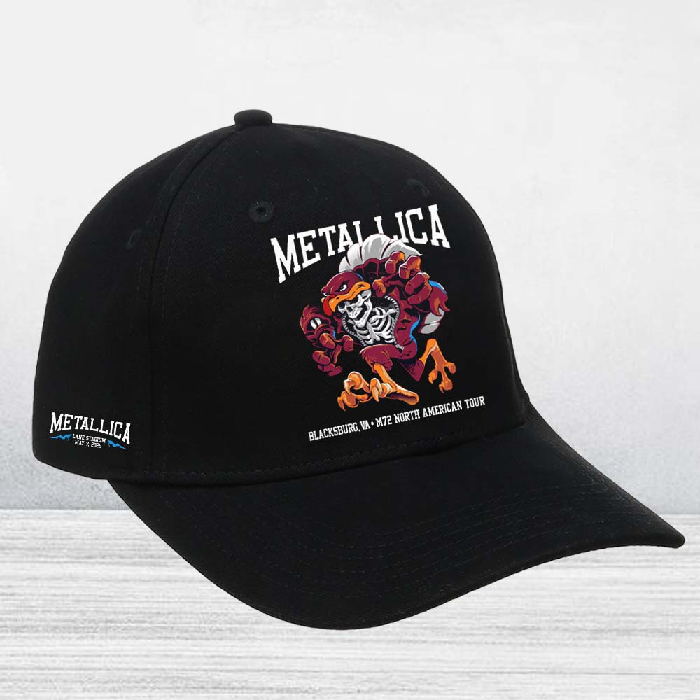 Metallica M72 Tour Merch Hat Blacksburg North American Tour Merchandise Fan Gifts-1