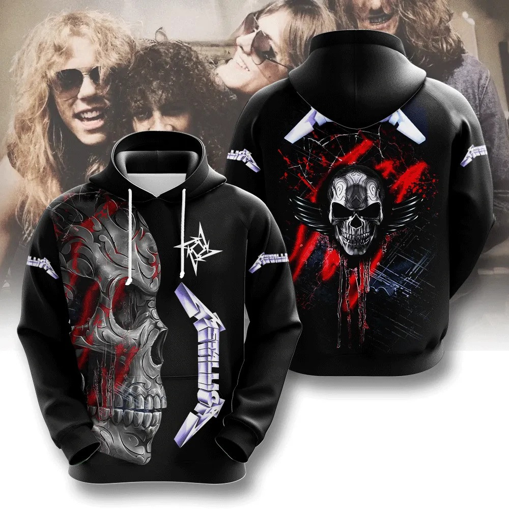 Metallica Tour Merch Hoodie Cool Metallica Band Clothing Unique Fan Gift Ideas For Him-1