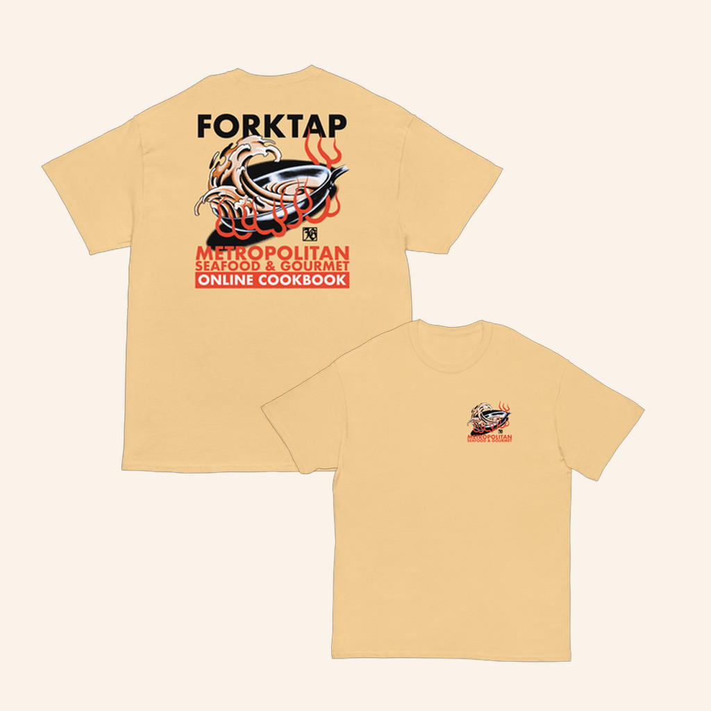 Metro Seafood Merch Fork Tap T-Shirt Online Cookbook Shirt Present For Wife-1