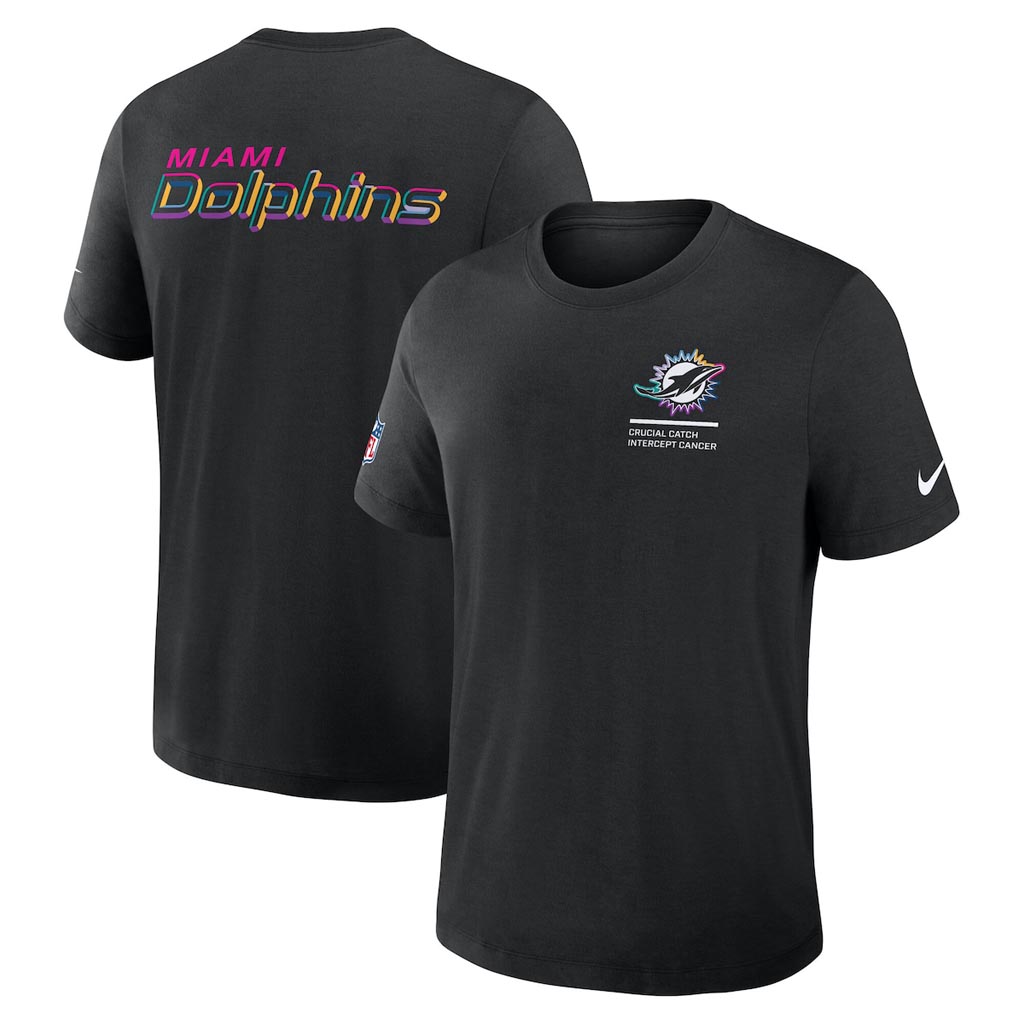 Miami Dolphins Crucial Catch NFL Shirt 2025 Rainbow Dolphins Merch Gift For Brother-1