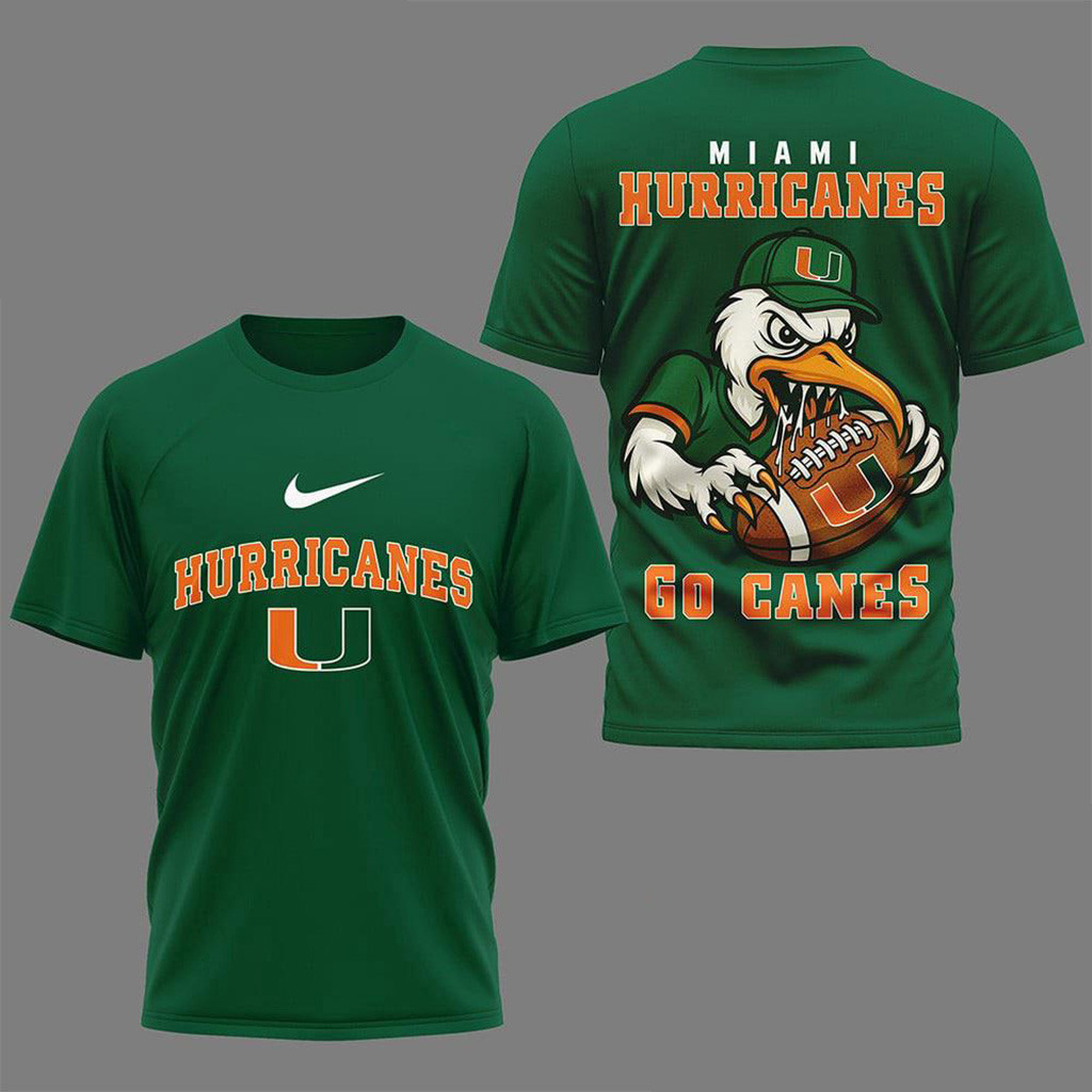 Miami Hurricanes NCAA Nation Gear Shirt Hurricanes Merch Christmas Gifts For Husband-1