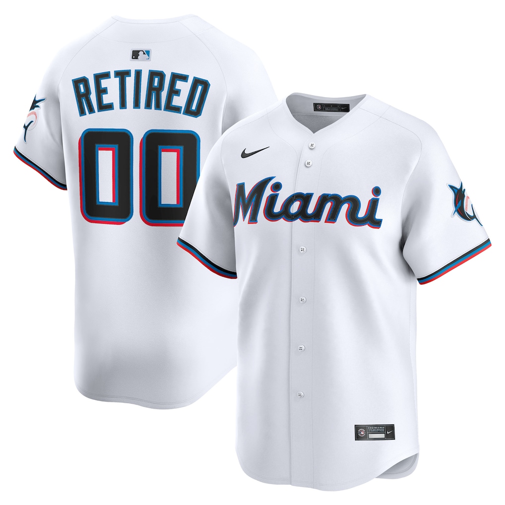 Miami Marlins Nike Home Limited Pick-A-Player Retired Roster Jersey - White-1
