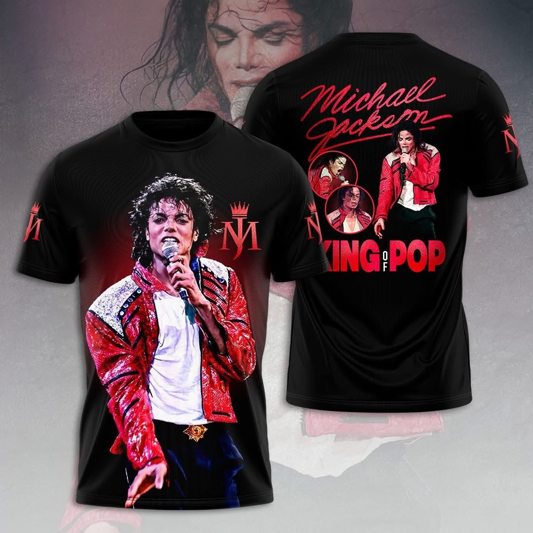 Michael Jackson King Of Pop T-Shirt Cool Gifts For Michael Jackson Lovers Fans-1