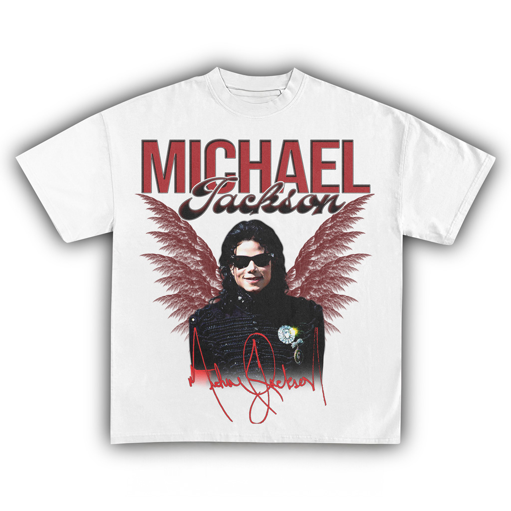 Michael Jackson White T-Shirt Michael Jackson Merch Music Gift Ideas For Guys-1