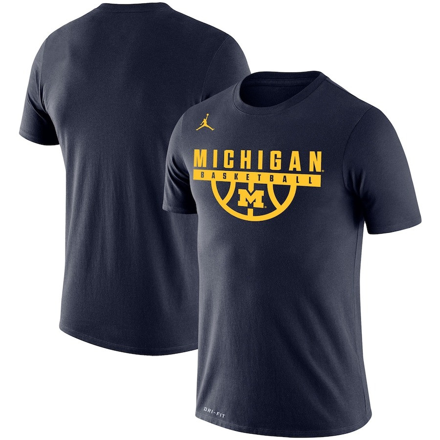 Michigan Wolverines Basketball T-Shirt Clothing Gifts For Michigan Wolverines Fans-1
