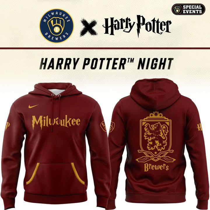 Milwaukee Brewers Harry Potter Night Hoodie Harry Potter Lover Best Gifts For Brewers Fans-1