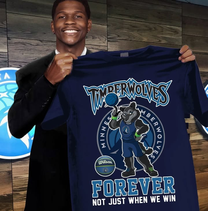 Minnesota Timberwolves Forever Shirt Not Just When We Win Basketball Lover Fan Merch Gifts-1