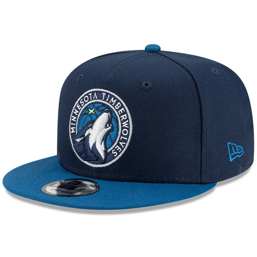 Minnesota Timberwolves Hat NBA 2-Tone 9FIFTY Adjustable Snapback Hat Cap Fan Merch Gifts-1