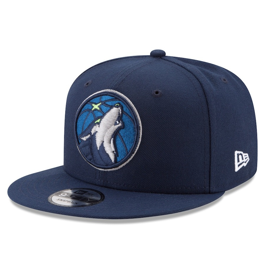 Minnesota Timberwolves Hat NBA Official Team 9FIFTY Snapback Cap Merch Gifts For Fans-1