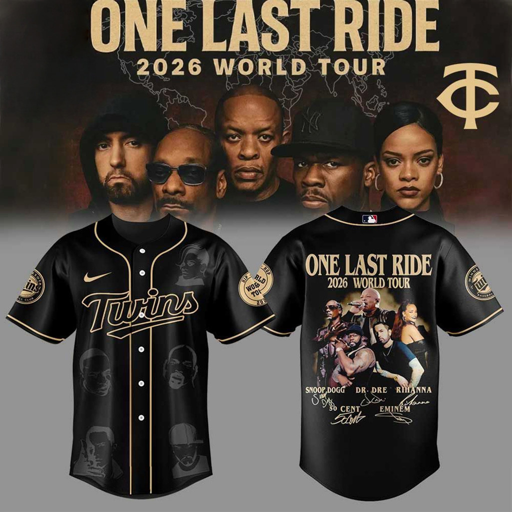 Minnesota Twins One Last Ride 2026 World Tour Jersey Minnesota Twins Merch Gift For Fans-1