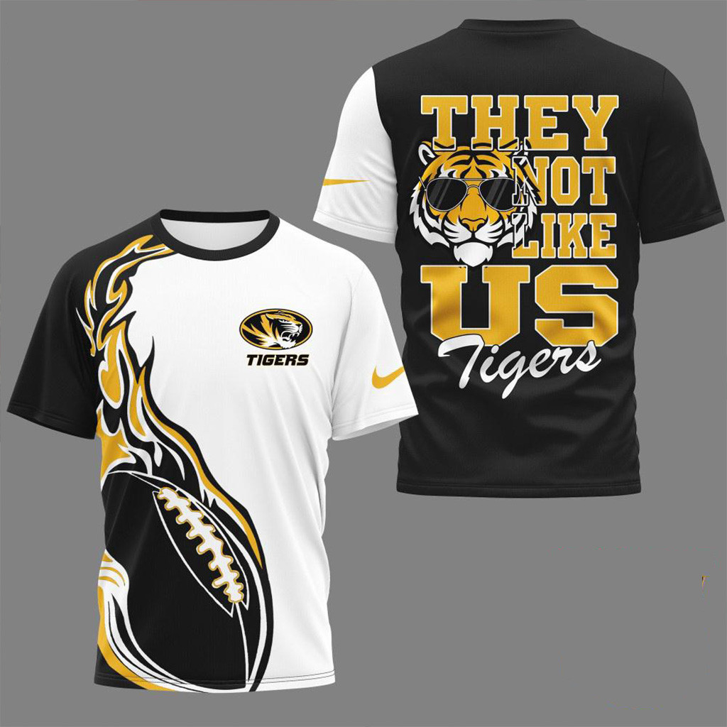 Missouri Tigers 2025 NCAA They Not Like US Shirt Tigers Merch Christmas Gifts For Husband-1