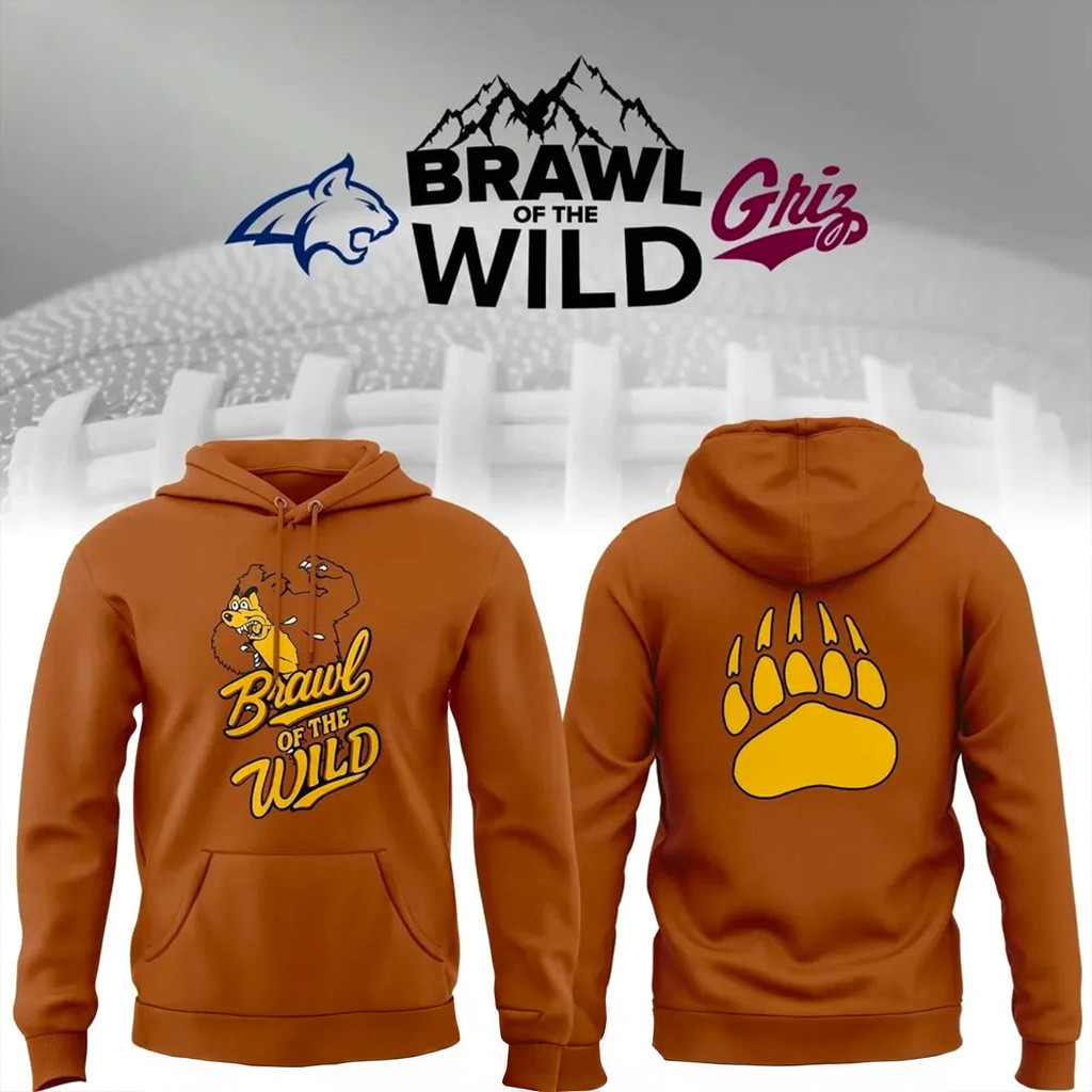 Montana Grizzlies Brawl Of The Wild Hoodie Grizzlies Merch Christmas Ideas For Boyfriend-1