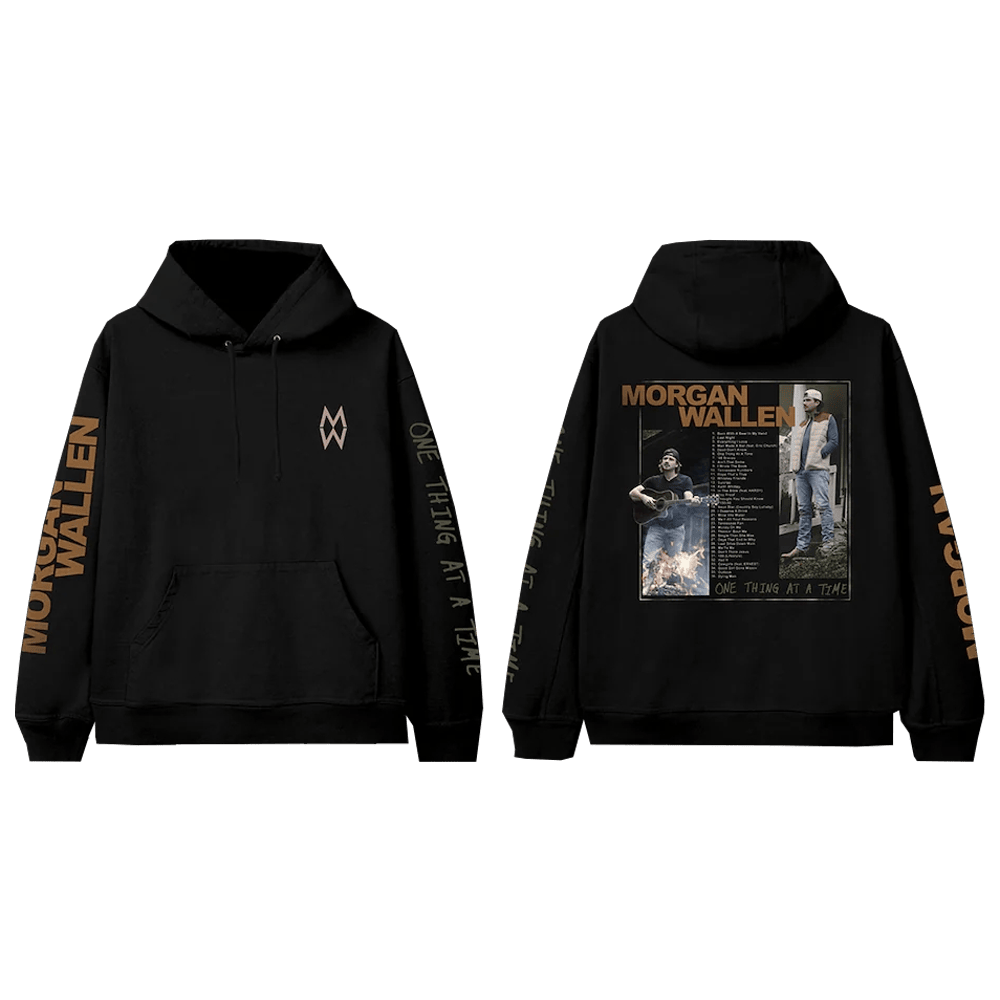 Morgan Wallen Aop Hoodie One Thing At A Time Tour Concert Hoodie Good Gifts For Dads-1