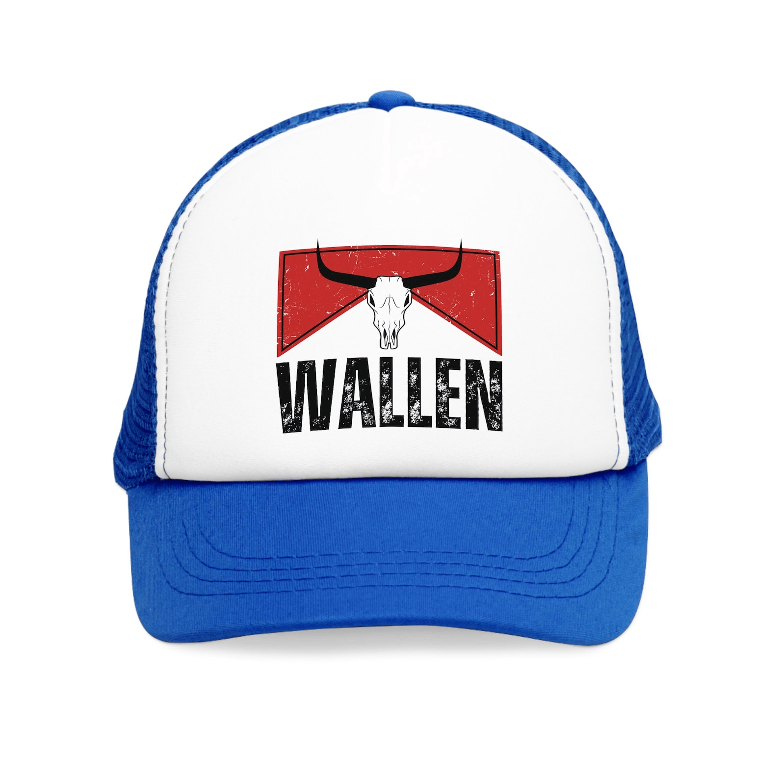 Morgan Wallen Blue Trucker Hat Morgan Wallen Concert Tour Merch Gifts For Fans-1
