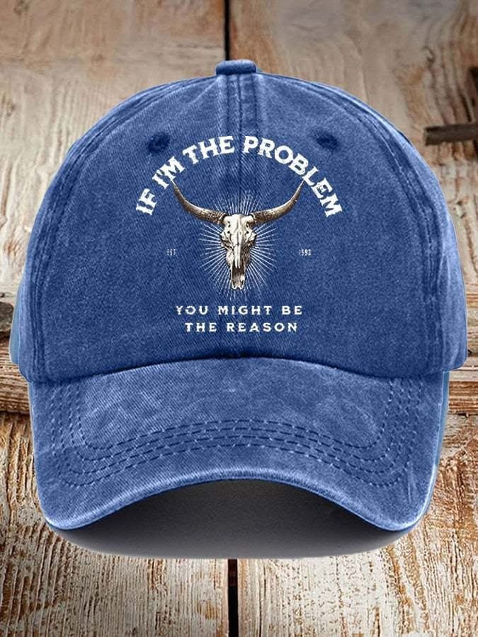 Morgan Wallen If I'm The Problem You Might Be The Reason Hat Merchandise Best Gifts For Fans-1