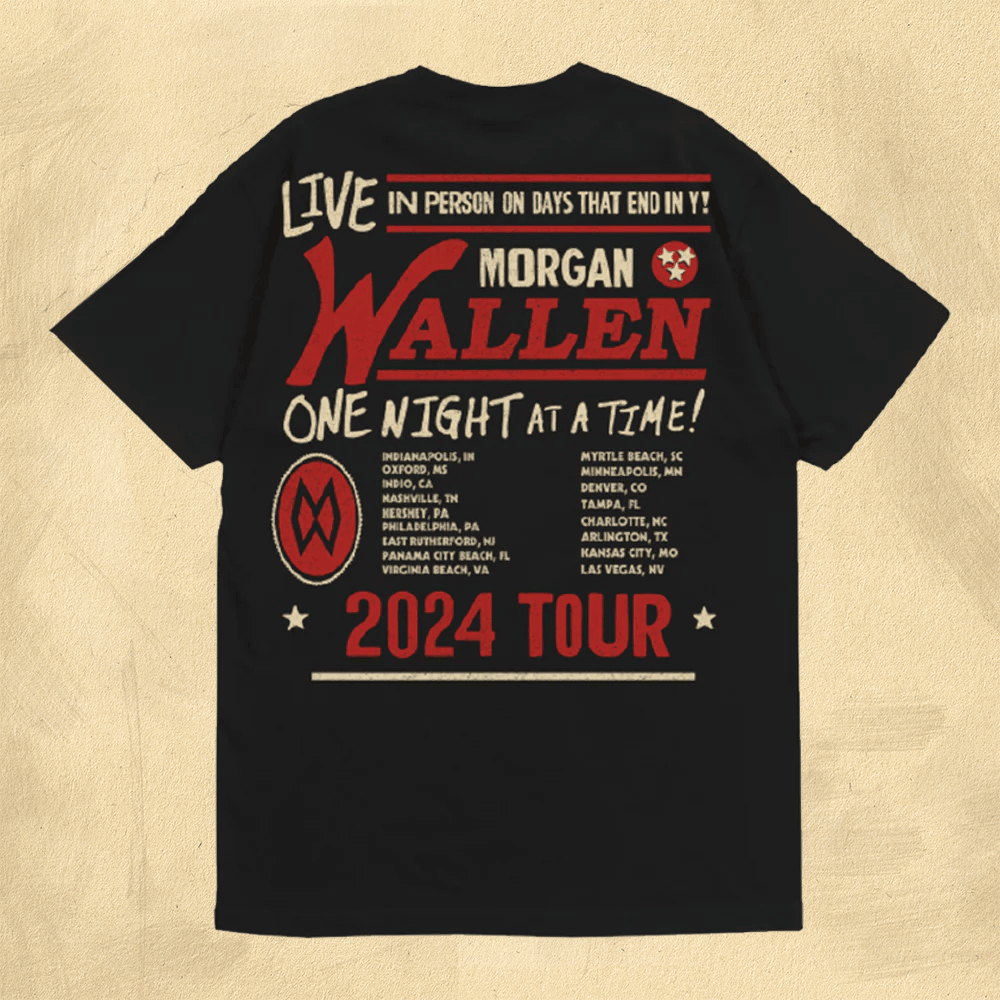 Morgan Wallen Merch Morgan Wallen Shirt 2024 ADMAT Tour T-Shirt Awesome Father's Day Gifts-1