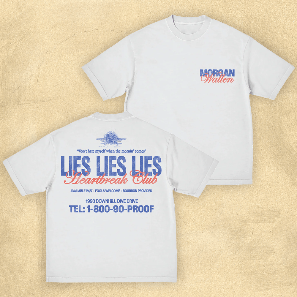 Morgan Wallen Merch Morgan Wallen Shirt Lies T-Shirt Best Gifts For Dad Gifts For Best Friend-1