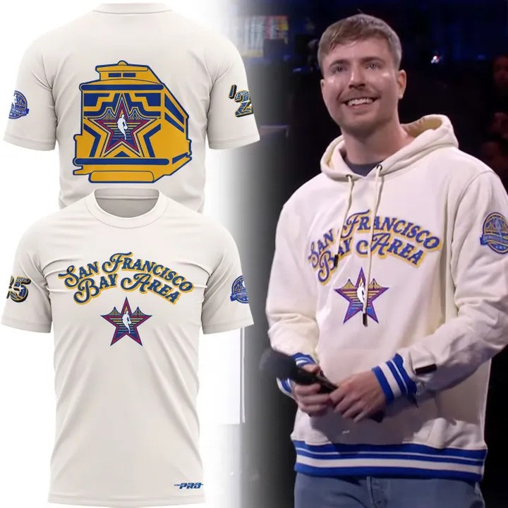 MrBeast 2025 NBA All-Star Game Shirt San Francisco Bay Area Basketball Fan Gifts For Him-1