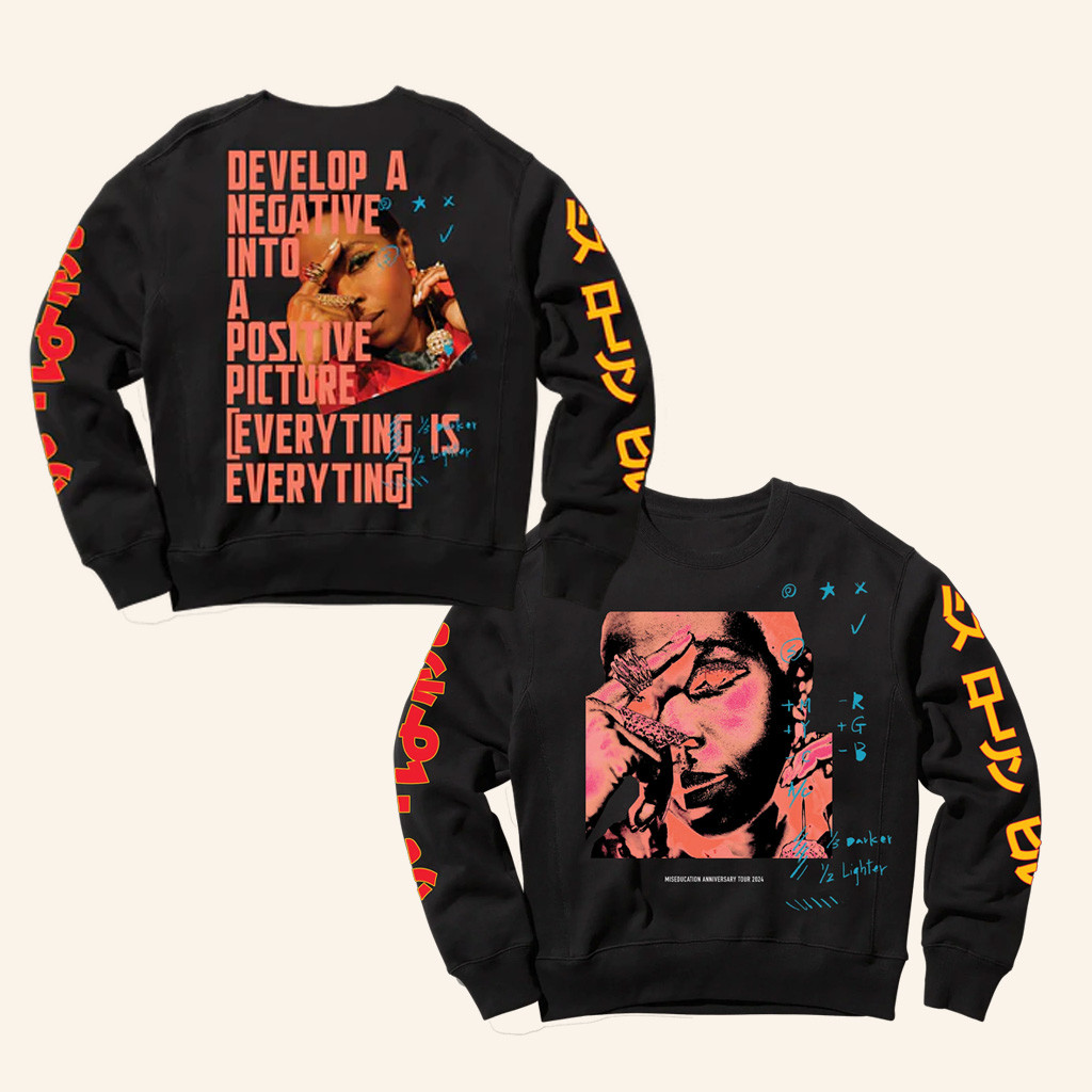 Ms Lauryn Hill Merch Everything Is Everything Sweatshirt Presents For Music Lovers-1