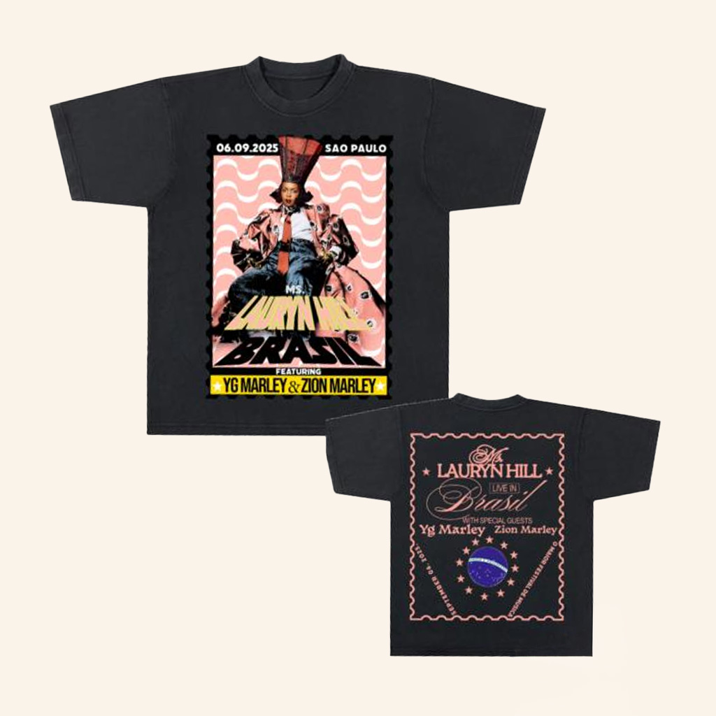Ms Lauryn Hill Merch Mlh Sao Paulo T-Shirt Gifts For Best Friends-1