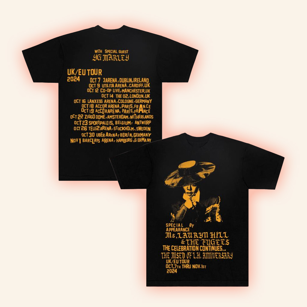 Ms Lauryn Hill Merch Mystique Icon Tour T-Shirt Gifts For Music Fans-1