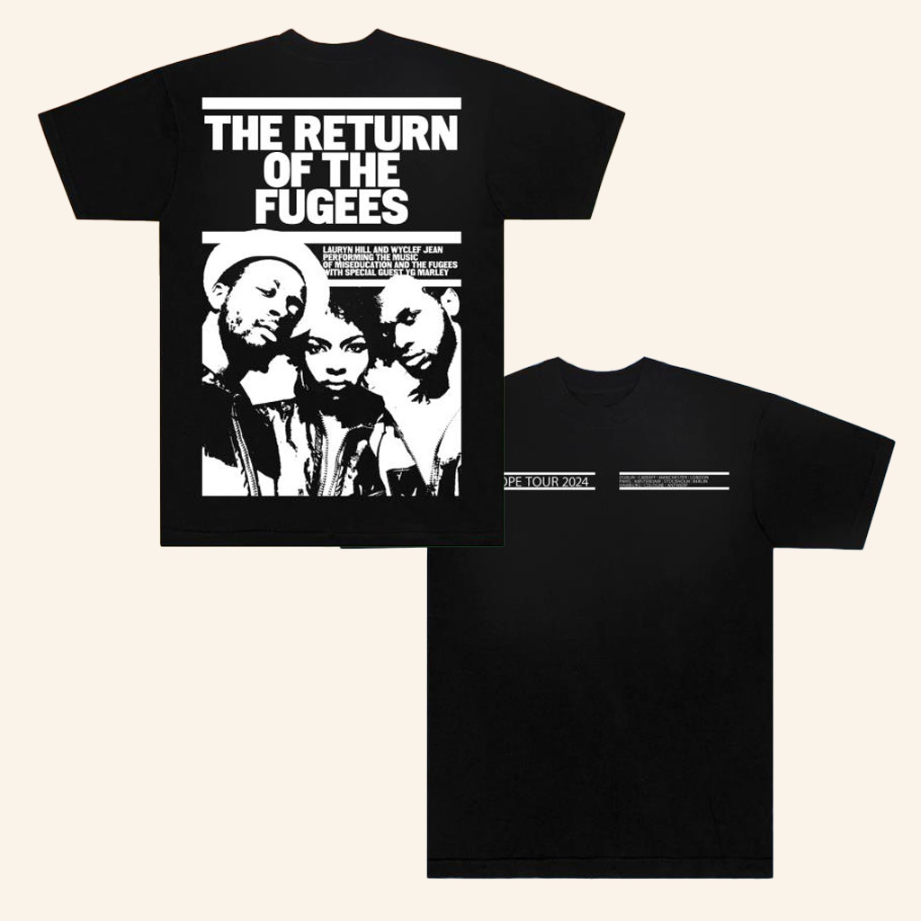 Ms Lauryn Hill Merch Return Of The Fugees Tour T-Shirt Gifts For Music Fans-1