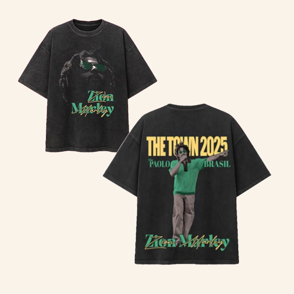 Ms Lauryn Hill Merch Zion Sao Paulo Wash T-Shirt Gift Ideas For Music Fans-1