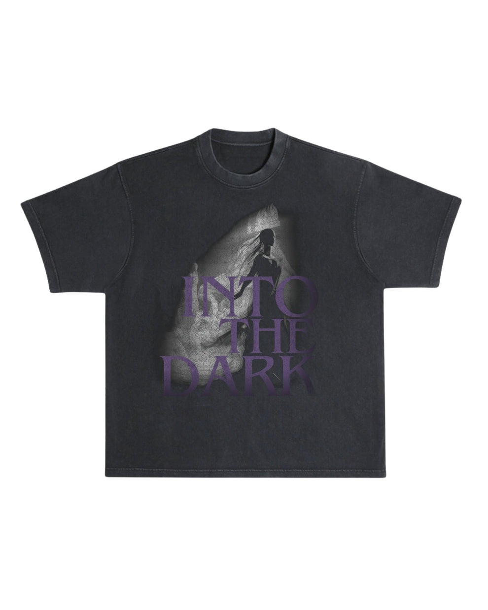 Murder With My Husband Merch T-Shirt MWMH Into The Dark Dancing Faded Tee Shirts-1