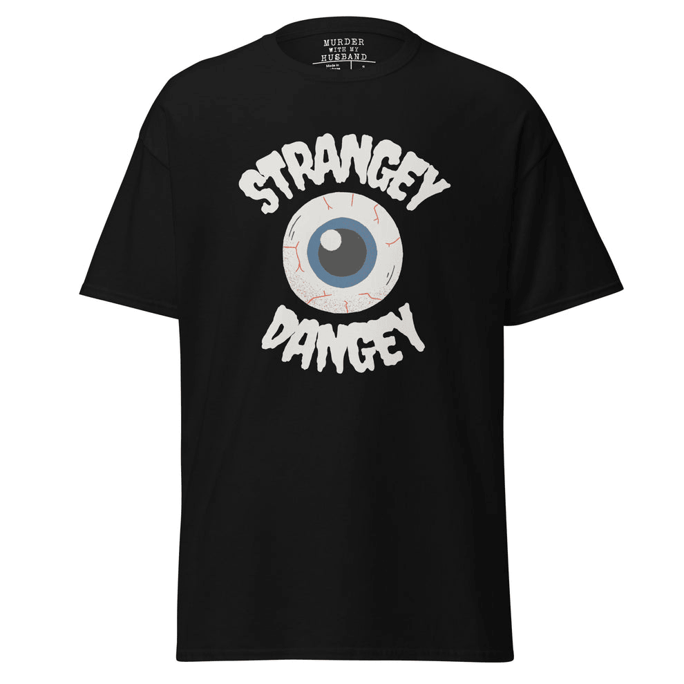 Murder With My Husband Merch T-Shirt MWMH Strangey Dangey Tee Fan Gifts-1