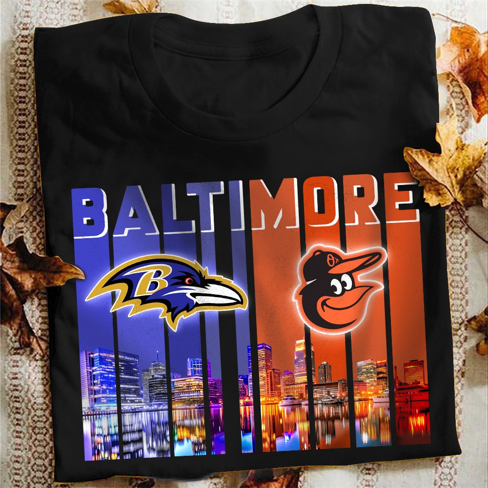 My City My Team Baltimore City Sports Team T-Shirt Best Gifts For Baltimore Sports Fans-1