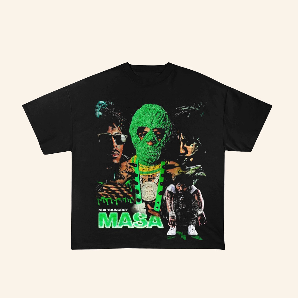 NBA Youngboy Masa Tour 2025 T-Shirt Fan Merch Gifts For Music Lovers-1
