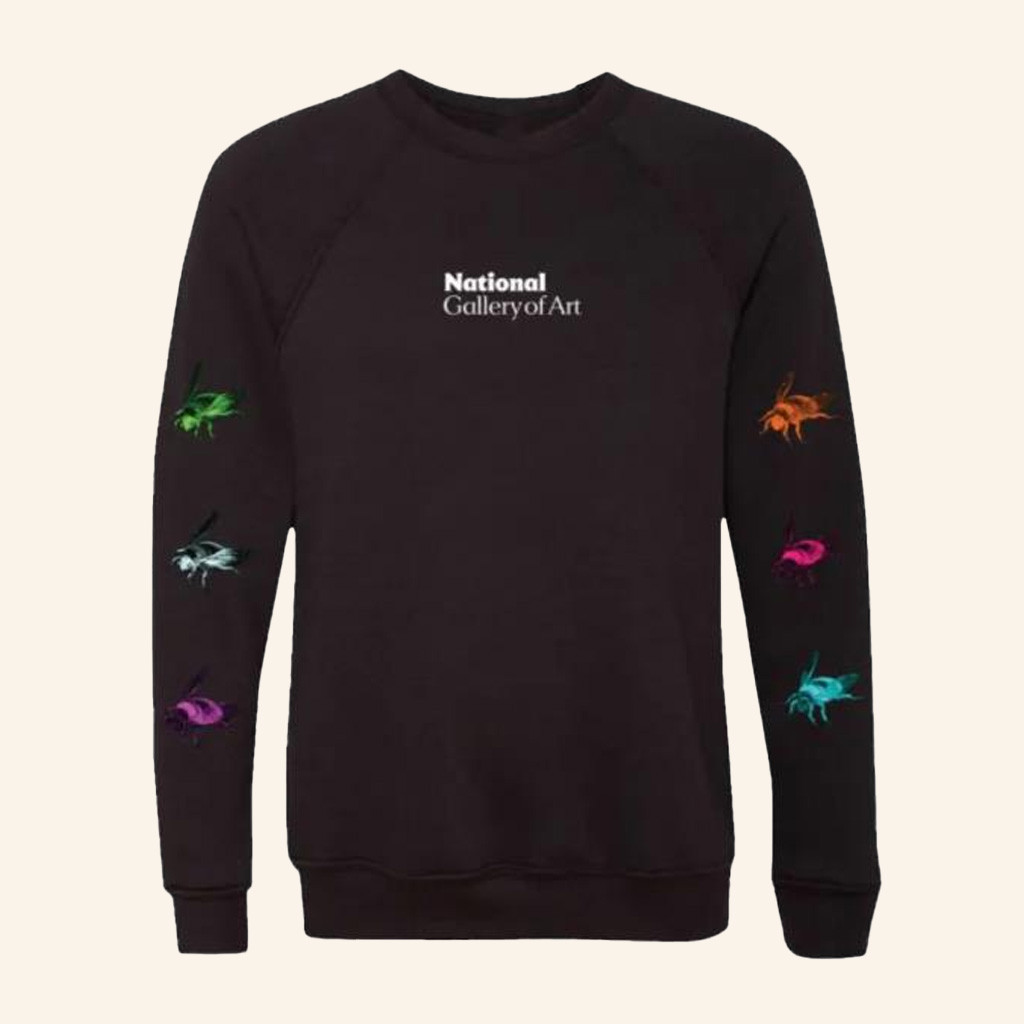 NGA Merch National Gallery Of Art Neon Bee Sweatshirt Gifts For Your Girlfriend-1