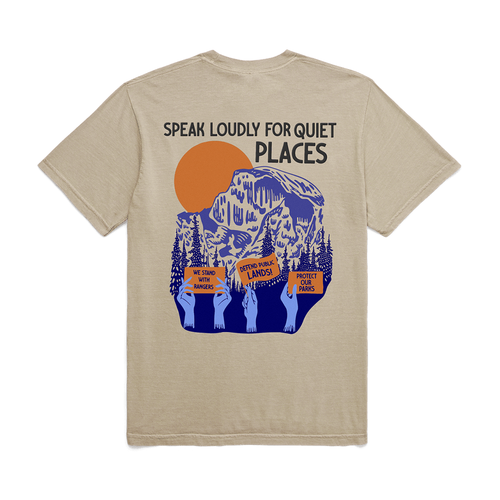 National Park After Dark Merch T-Shirt Protect Our Parks Shirt Speak Loudly For Quiet Place Tee-1