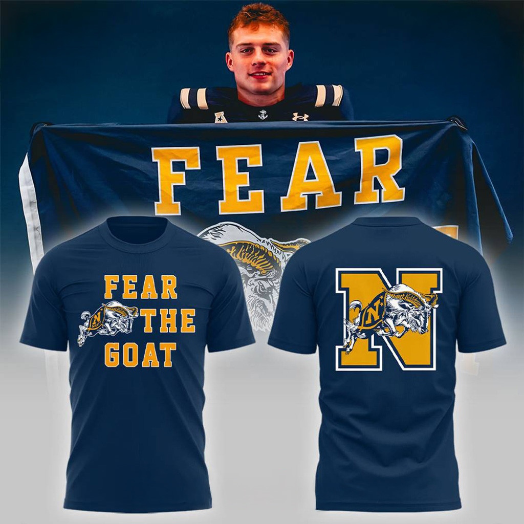 Navy Midshipmen Fear The Goat Special T-Shirt Fan Merch Christmas Ideas For Dad-1