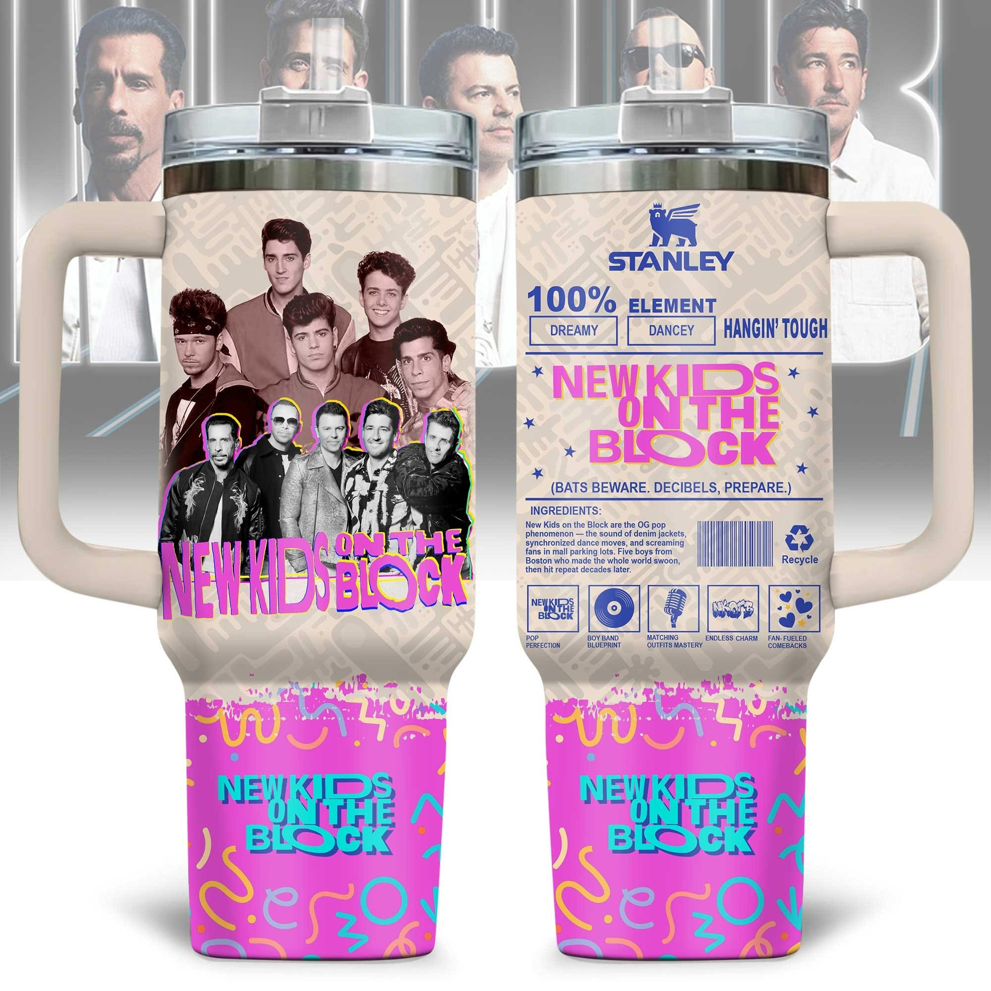 New Kids On The Block Tumbler NKOTB New Kids On The Block Band Merchandise Fan Gifts-1
