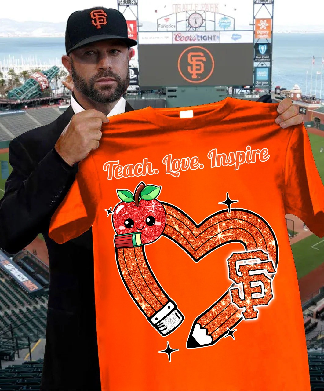 New York Giants Teach Lover Inspired Teachers Shirt Honor Teachers Day Giants Fan Gifts-1