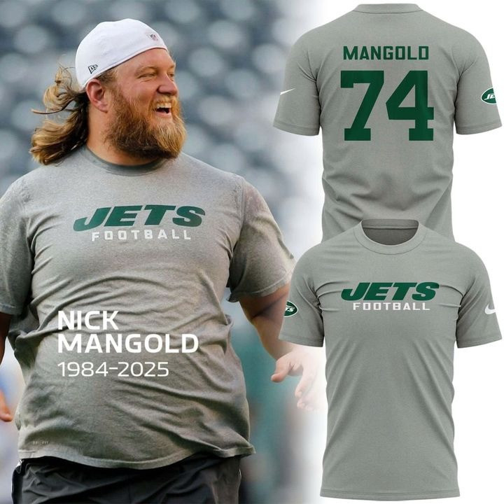 New York Jets In Memory Of Nick Mangold T-Shirt Nick Mangold 1984 2025 Shirt Gift Ideas-1