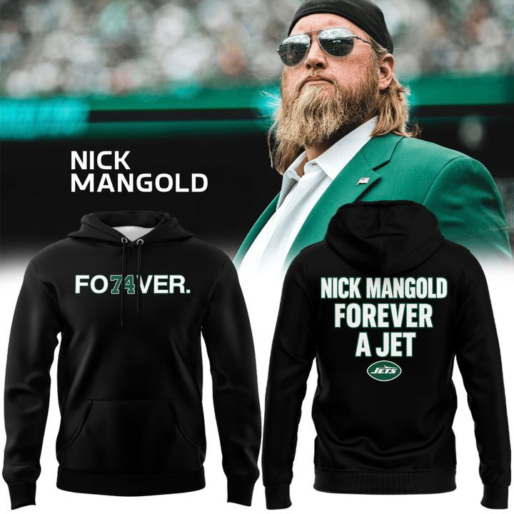 New York Jets Nick Mangold Hoodie Forever 74 Nick Mangold Will Forever Be A Jet Gifts For Men-1