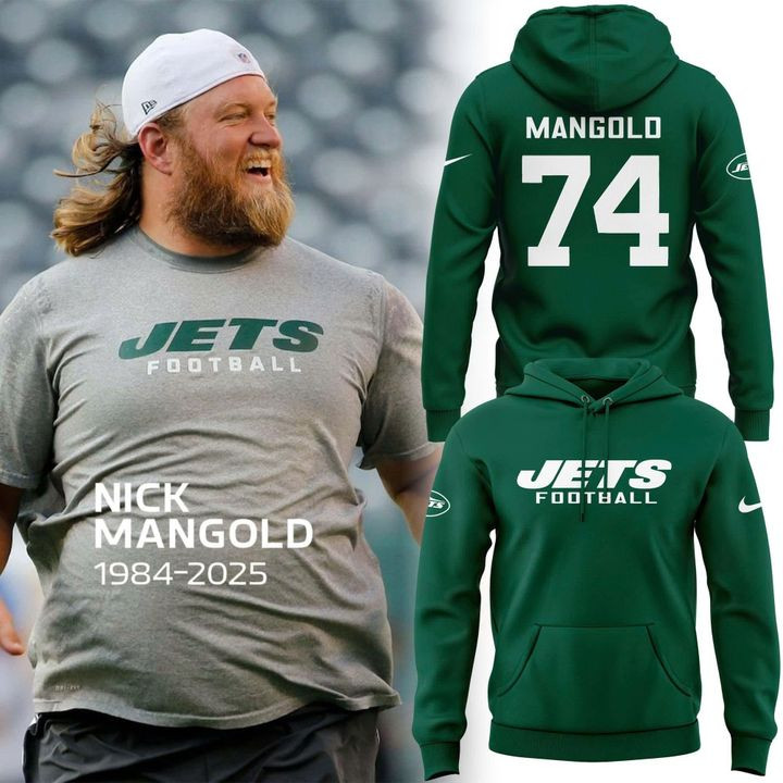New York Jets Nick Mangold Hoodie Nick Mangold 1984 2025 Jets Football Merch Gifts For Fan-1