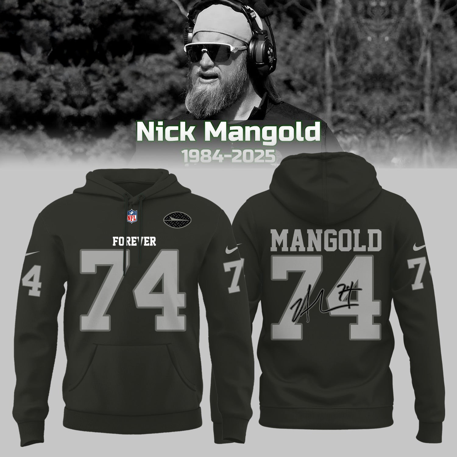New York Jets Nick Mangold Hoodie Nick Mangold Forever 74 Signature Merch Gifts For Sport Fans-1 New York Jets Nick Mangold Hoodie Nick Mangold Forever 74 Signature Merch Gifts For Sport Fans-1