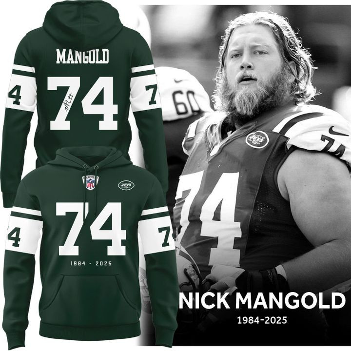 New York Jets Nick Mangold Hoodie Rest In Peace 1984 2025 Football Apparel Gifts For Fans-1