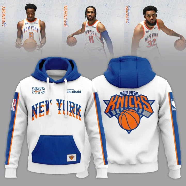 New York Knicks 2024 25 City Hoodie Basketball Lovers NY Knicks Fan Merch Clothing Gifts-1