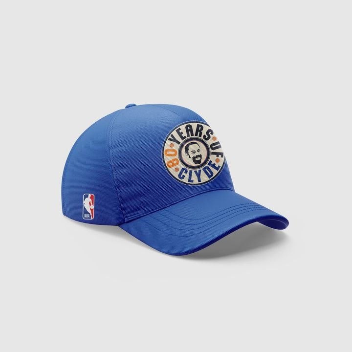 New York Knicks X Clyde's 80Th Birthday T-Shirt And Hat Basketball NY Knicks Fan Gear Merch-1