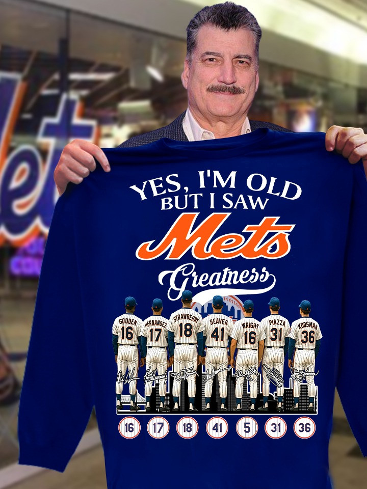 New York Mets Sweatshirt I Saw Mets Greatness Game Day Clothing Baseball Lovers Gifts-1