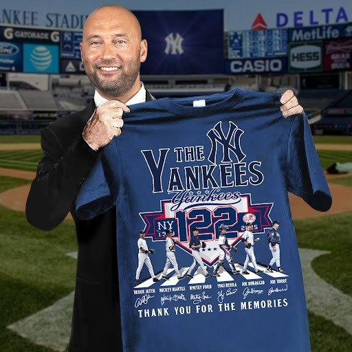 New York Yankees 122Nd Anniversary 1903-2025 Short Thank You For The Memories Fan Gifts-1