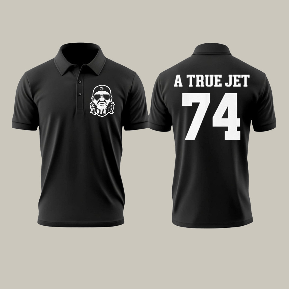Nick Mangold Polo Shirt A True Jet 74 Nick Mangold Shirt Memorial Gift Ideas-1
