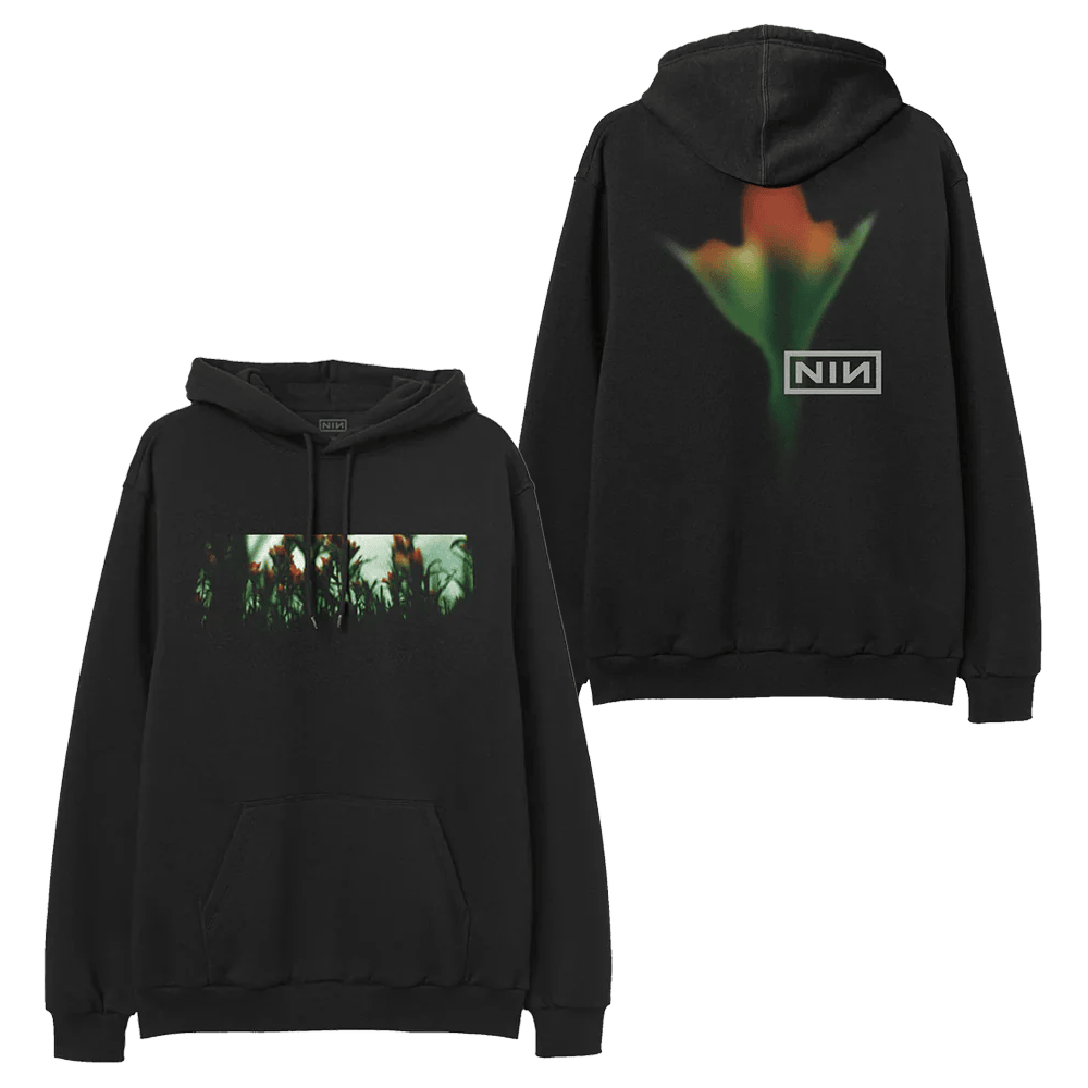 Nine Inch Nails Merch Fragile Flower Hoodie Father's Day Present Ideas Gifts For Friends-1