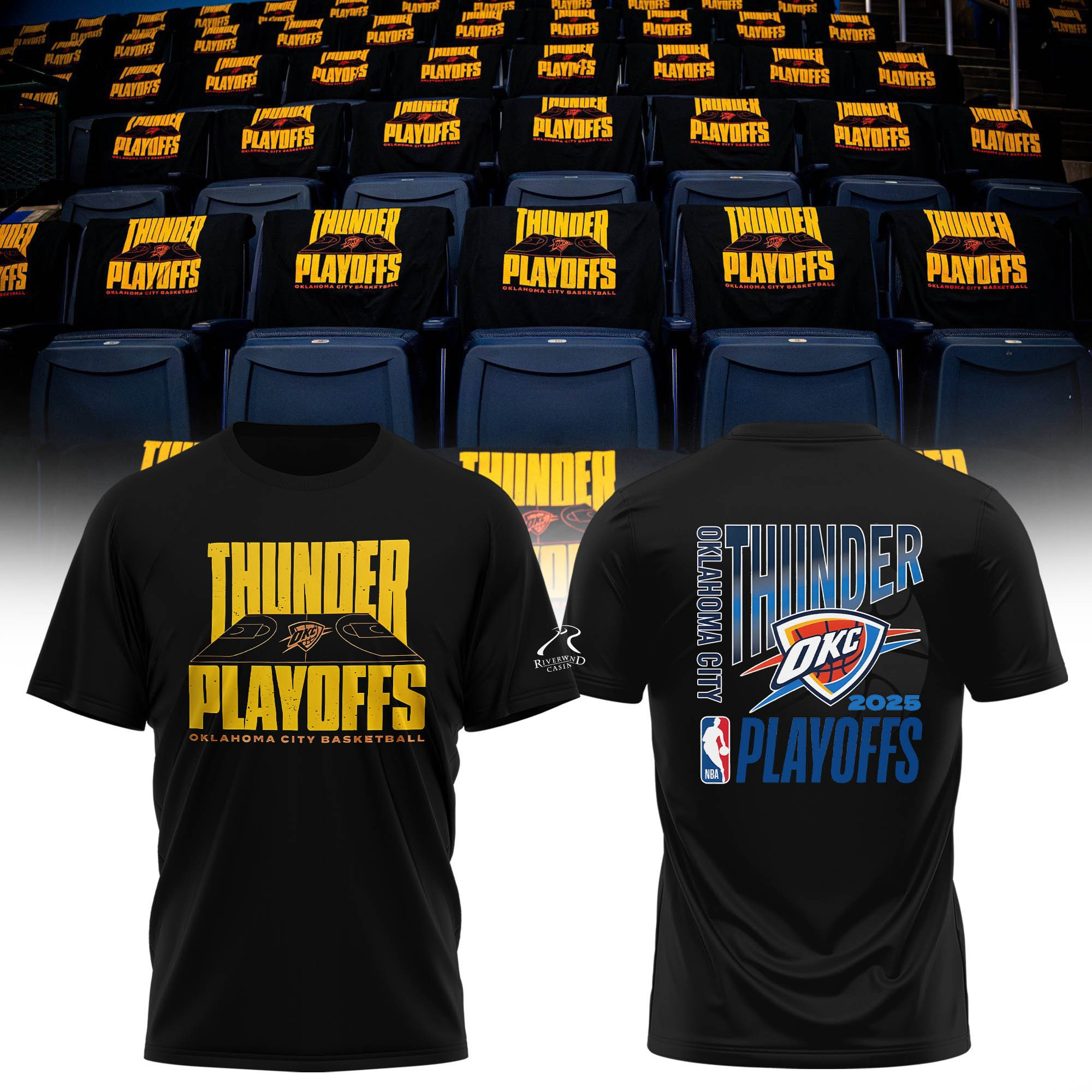 OKC Oklahoma City Thunder Shirt Basketball NBA 2025 Playoffs Merch Unique Fan Gear Gifts-1