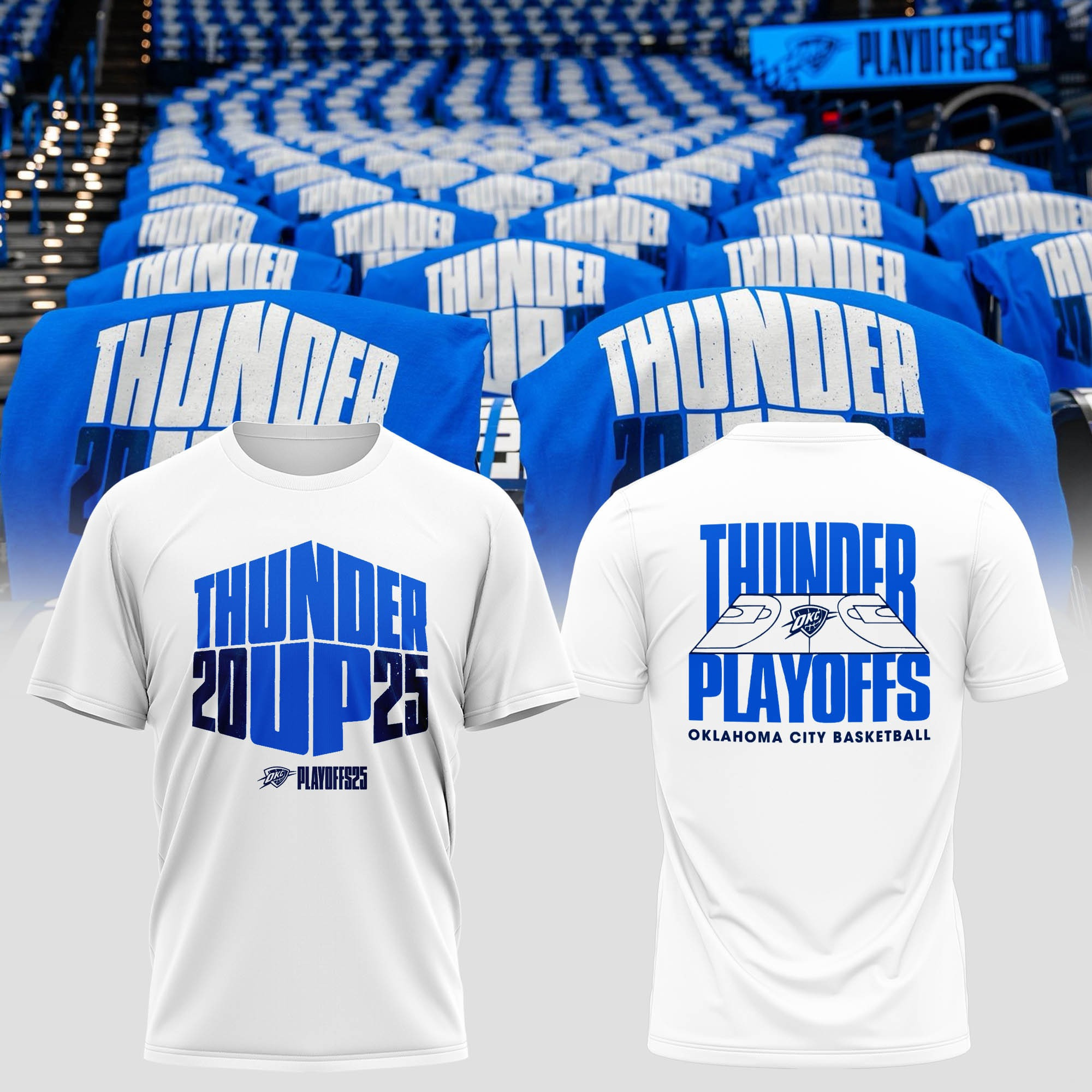 OKC Oklahoma City Thunder Shirt Basketball NBA 2025 Playoffs OKC Thunder Merch Fan Gear-1