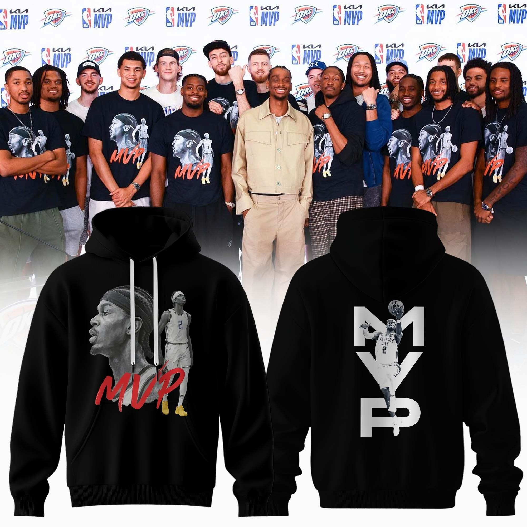 OKC Thunder X Shai Gilgeous-Alexander MVP NBA 2025 Hoodie Oklahoma City Thunder Fan Merch-1 OKC Thunder X Shai Gilgeous-Alexander MVP NBA 2025 Hoodie Oklahoma City Thunder Fan Merch-1